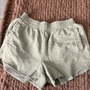 Aerie Light Gray Athletic Shorts